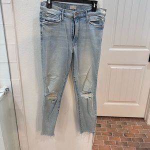 Mother light wash jeans